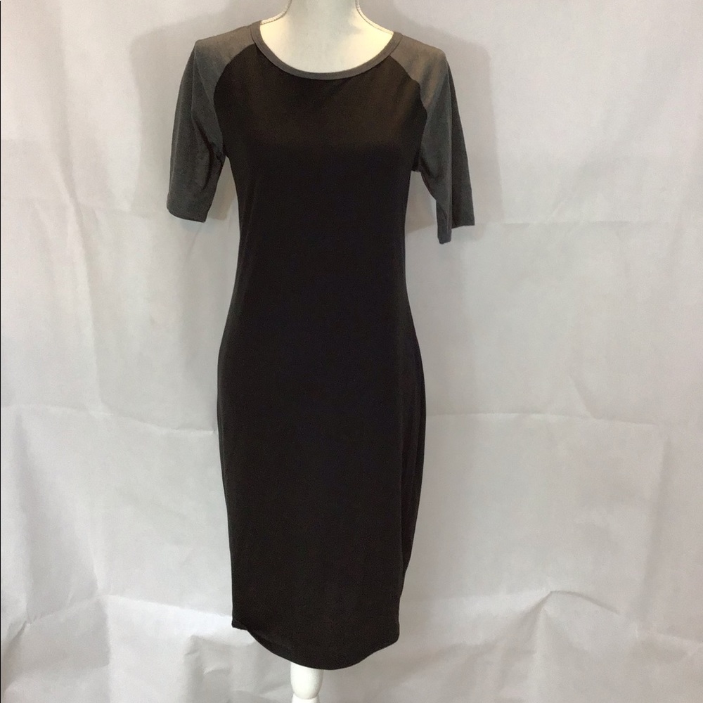LuLaRoe Cute Black Short Sleeve Dress Size Medium
